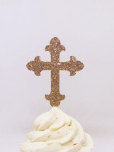 Baptism cupcake topper, baptism toppers, christening cupcake topper - $8.17