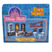 VINTAGE 1988 DISNEY MAGIC SEARS TOWN SQUARE FURNITURE ACCESSORIES NEW IN... - $267.48 MXN