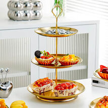 3-Tier Gold Dessert Stand - $16.90