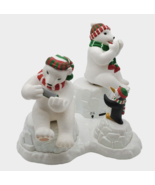 Mr Christmas Animated Bears Penguin 20 Holiday Songs Dueling Harmonica V... - £18.24 GBP