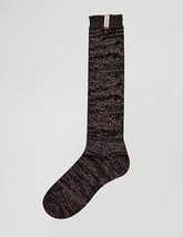 Hunter Original Aurora Borealis Knee High Knit Socks Hyper Pink Metallic... - £51.22 GBP