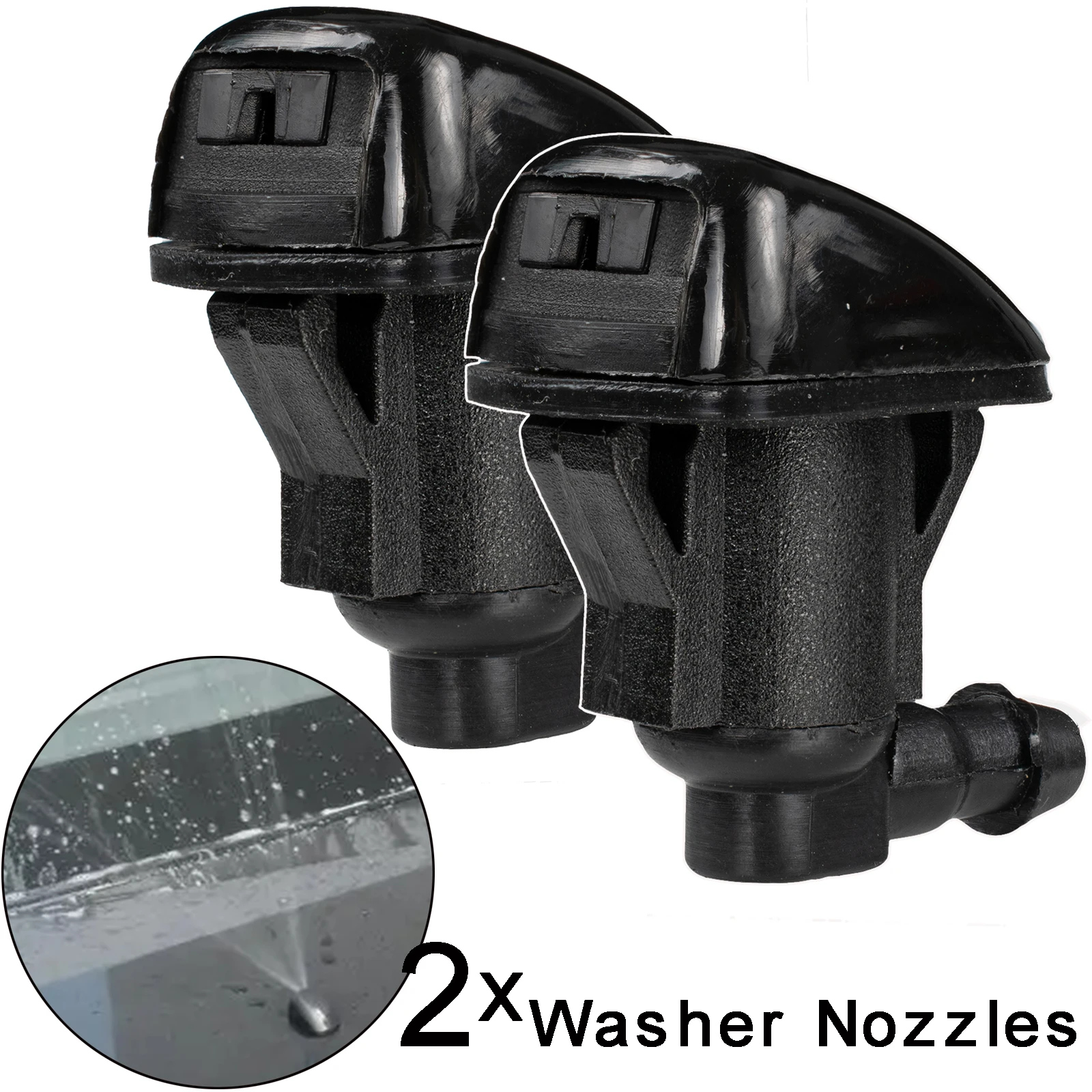 2Pcs Front Windshield Wiper Water Washer Jet Nozzle For Toyota Allion T240 Car - £10.23 GBP