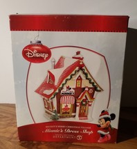 Department 56 Disney Christmas Village Minnie&#39;s Dress Shop Sears Exclusive - £194.68 GBP