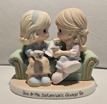 Precious Moments 0909228001 Bisque Porcelain Figurine - You &amp; Me Sisters - $73.50