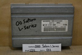 2000 Saturn L Series Body Control Unit 24216496 Module 11 12F1 - £7.46 GBP