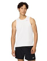 Nike Miler Dri-Fit Running Tank White/Reflective Silver Size Large Class... - €21,33 EUR