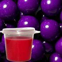 Grape Bubblegum Scented Soy Wax Candle Melts Shot Pots, Vegan, Hand Poured - £12.55 GBP+