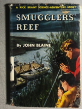 RICK BRANT Smuggler&#39;s Reef by John Blaine (1950) G&amp;D hardcover w/ dj - £15.63 GBP