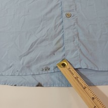 Columbia PFG Omni Shade Men Short Sleeve Button-Down Collar Blue Shirt Chest 54" image 5