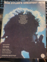 The BoB DYLAN Greatest Hits Songbook 12 Songs - $6.61