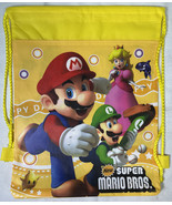 New Super Mario Bros Bag Back Pack Gym Bag Drawstring - £22.03 GBP