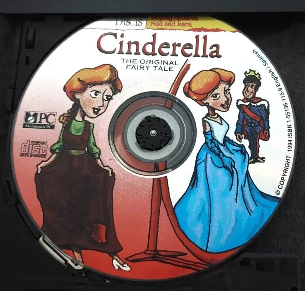 Cinderella The Original Fairytale Discis CD-ROM PC Disc ONLY No Booklets... - $2.95