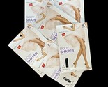 Hanes Body Shaper Pantyhose Size B Style Essentials Black Silky Sheer Lo... - $29.65