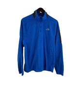 The North Face Blue Quarter Zip Fleece Pullover Size Large - £22.01 GBP