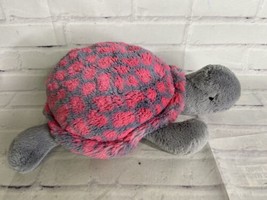 Jellycat London Tootle Tortoise Turtle 12in Gray Pink Plush Stuffed Animal Toy - £59.27 GBP