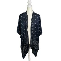 LOFT PLUS Kimono Open Front Cover Up Duster Lightweight Bohemian Patterned - $19.95