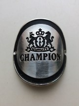 CHAMPION black silver head badge emblem for most bicycles NOS - £23.70 GBP