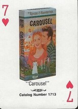 Carousel RARE 1988 CBS Fox Promotional Playing Card Shirley Jones - £15.81 GBP