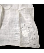 Vintage Hanky Handkerchief Linen beautiful Antique White color 11.5” Wed... - £6.49 GBP