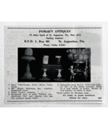 1961 Pomar&#39;s Antique Shop Advertisement St Augustine Florida Vintage DWV10 - €17,15 EUR