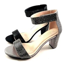 Blossom Nicky-4 Block Mid Heel Embellished Strappy Dress Sandal Choose S... - $84.99