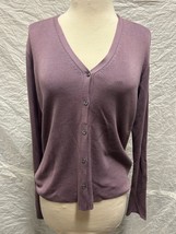 J. Crew Sweater Womens Size Medium 100% Silk Button Up Blouse with Extra Button - £20.24 GBP