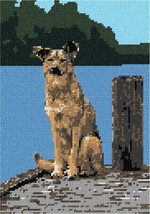 Pepita Needlepoint kit: Dog Posing, 7&quot; x 10&quot; - £39.91 GBP+