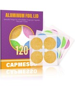 CAPMESSO Espresso Foils -Coffee Pod Seal Lids to Reuse Capsules Compatib... - £10.61 GBP