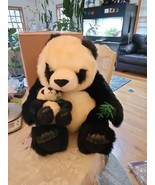 Best Made Toys Limited Panda &amp; Baby Panda Bamboo Plush Stuffed Animal 17... - $824.12 MXN