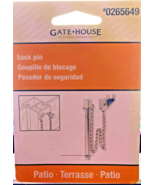 Gatehouse Steel Patio Door Chain Lock Pin U11070 #0265649 - $21.66 CAD