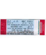 BACKSTREET BOYS 2000 FULL VINTAGE TICKET 2ND ROW HAMILTON ONTARIO COPPS BLACK & - $14.75