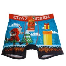 Crazy Boxer Mens Size XL (40-42) Christmas Santa Claus Presents Boxer Brief - $14.42