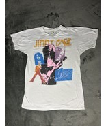 1985 Jimmy Page Led Zeppelin Screen Stars T Shirt Vintage Size L - $238.80 CAD