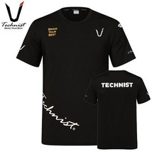 TECHNIST 25S/S Unisex Badminton  T-Shirt Sports Casual Tee Black AsiaFit... - $37.71