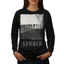 Wellcoda Endless Summer Holiday Womens Sweatshirt, Sea Casual Pullover Jumper - £22.55 GBP+