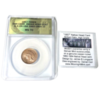 MS70 Rare Highest Grade 1857 Indian Head Cent Fantasy Overstrike Daniel ... - £782.92 GBP