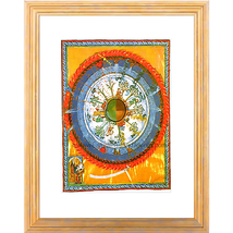 Hildegard of Bingen – &quot;Cosmos, Body, and Soul&quot; – Catholic Art Print – Mystic Vis - $10.89+