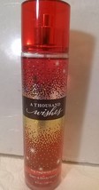 Bath And Body Works A Thousand Wishes Body Mist Brand New 8 Oz - £14.83 GBP