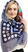 Women Cotton Scarves Lady Long Viscose Shawls Soft Head Scarves Polyester Woman - £7.75 GBP