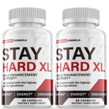 Stay Hard XL - Male Virility - 2 Bottles - 120 Capsules - £70.10 GBP