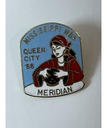 Mississippi WBA Queen City &#39;88 Lapel Pin  Women&#39;s Bowling Association - £7.21 GBP