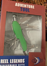 Reel Legends Adventure Tool Pocket Knife, 9 Blade-green GM0150PBE-600) - $272.32 MXN