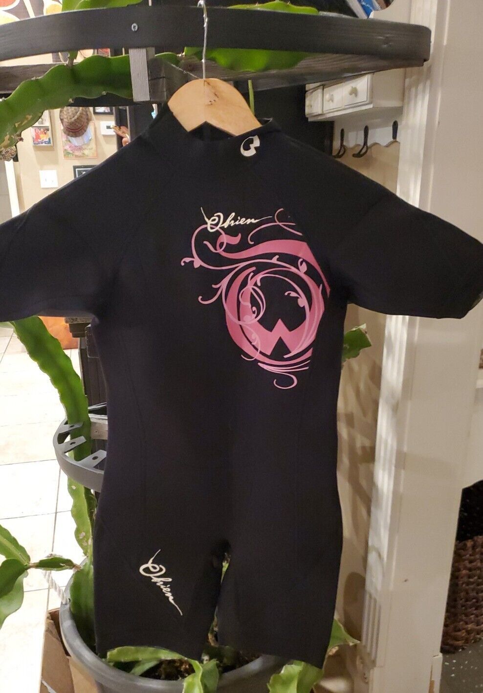 O&#39;Brien Wet Suit Jr girl  Small Black Surfing WaterSki Sports Diving - $18.69