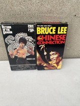 Bruce Lee VHS Tapes Set of 2, the chinese  connection &amp; return of the dr... - $12.86