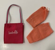 American Girl Isabelle pink doll leg warmers and dance mat wrap carrier ... - $8.31