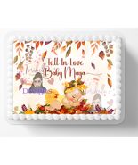 Fall In Love Blonde Baby Shower Themed Edible Image Birthday Cake Topper... - $319.38 MXN