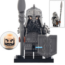 Dwarf Warrior Hobbit Armies Lord of the Rings Lego Compatible Minifigure Bricks - £2.39 GBP