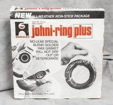 Vintage Hercules Johni Ring Plus Wax Gasket Packaging Advertising NOS g50 - £7.77 GBP