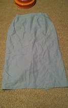 Womens Casual Corner Annex Petite Size 8 Blue Skirt - $9.99
