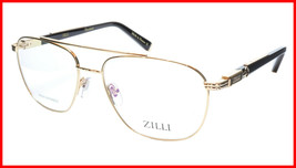 ZILLI Eyeglasses Frame Titanium Acetate Gold Black France Made ZI60022 C01 107 - £777.07 GBP